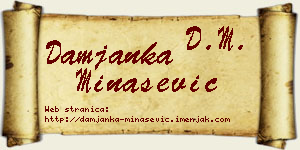 Damjanka Minašević vizit kartica